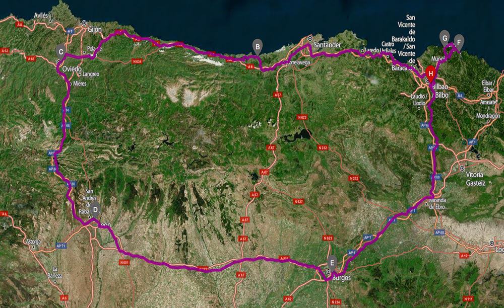 itinerario di viaggio paesi baschi