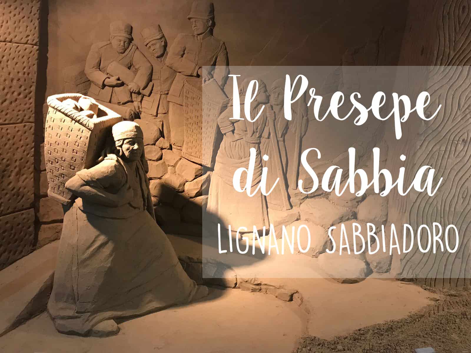 presepe di sabbia lignano sabbiadoro