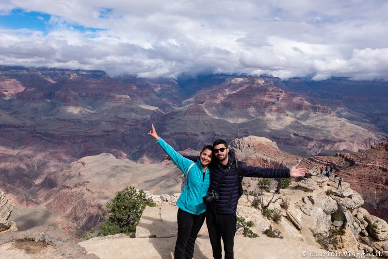 visitare il grand canyon rim trail