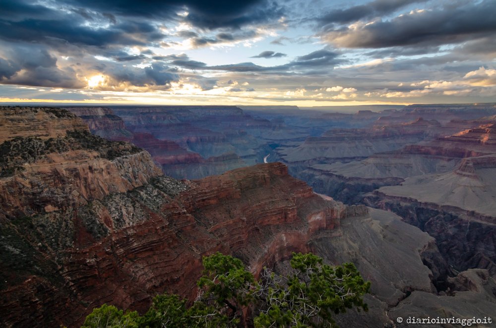 visitare il grand canyon south rim