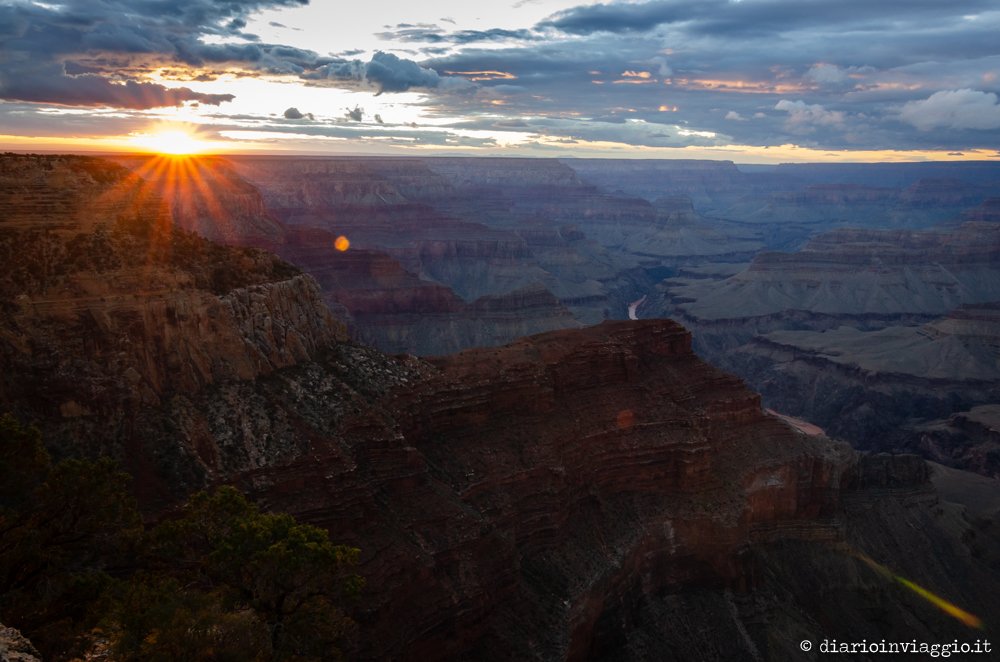 visitare il grand canyon south rim