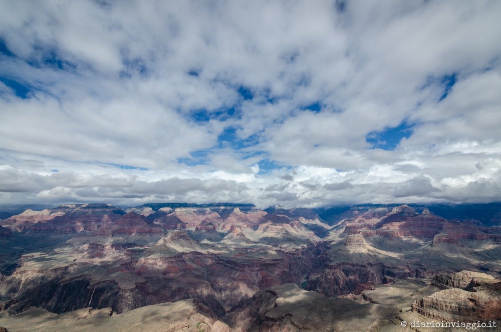 visitare il grand canyon south rim