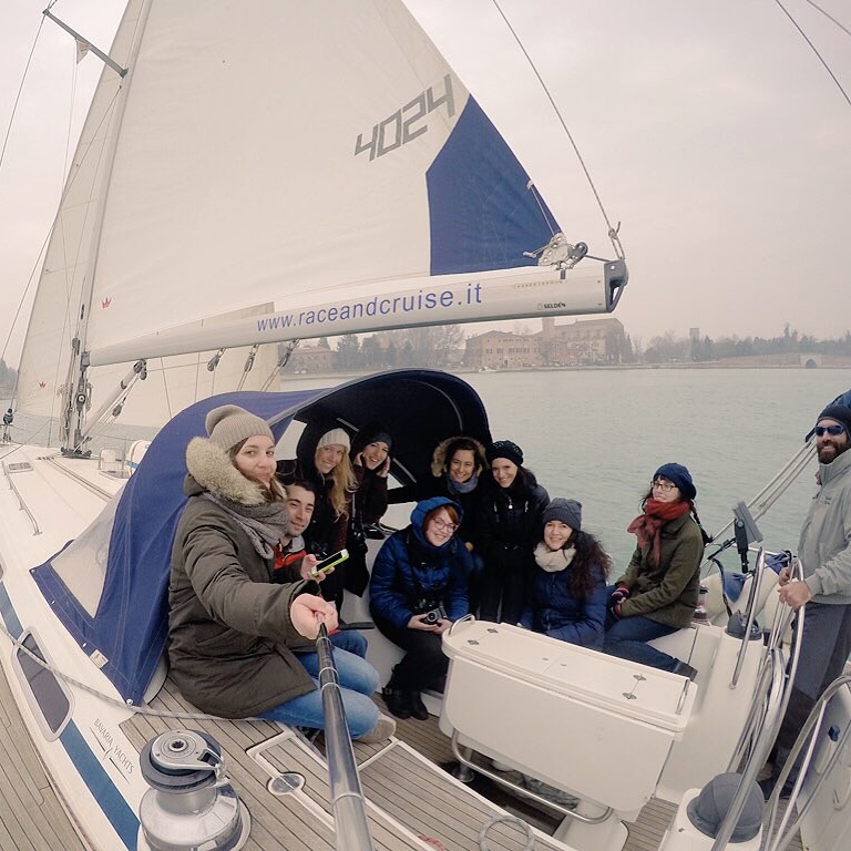 Il giro in barca in laguna con il gruppo di Bluewago e Race&Cruise