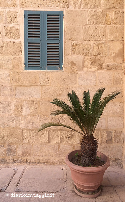 Particolari dalle vie di Mdina a Malta