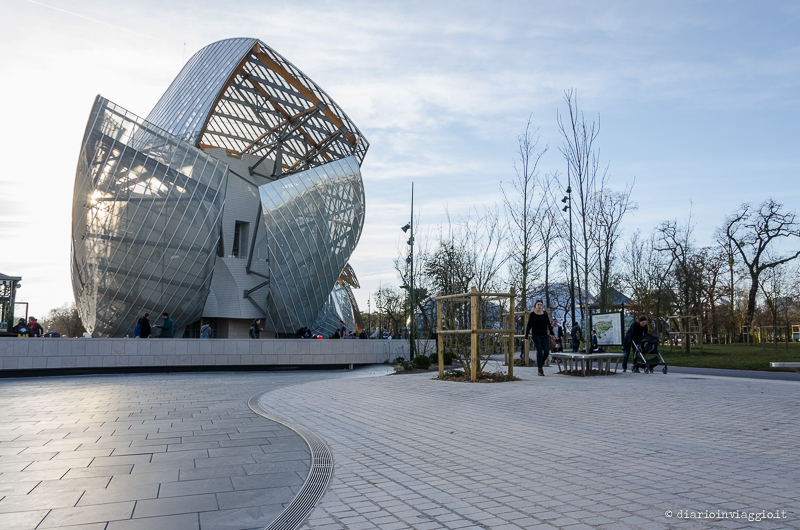 Fondation Luis Vuitton nel Bois de Boulogne
