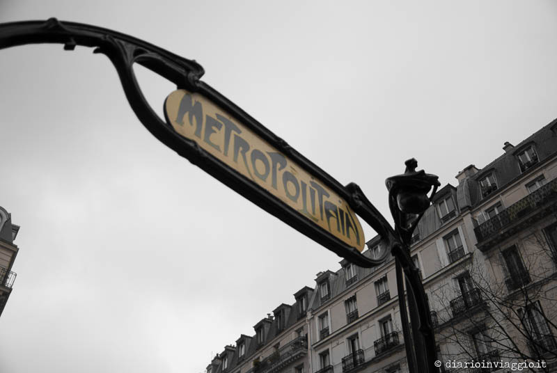 La metro di Parigi collega benissimo i diversi punti della città