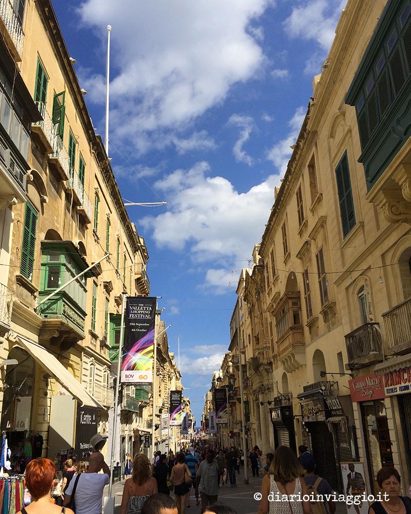 Le vie de La Valletta, Malta