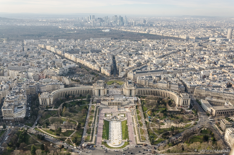 Vista dal 3° livello della Tour Eiffel