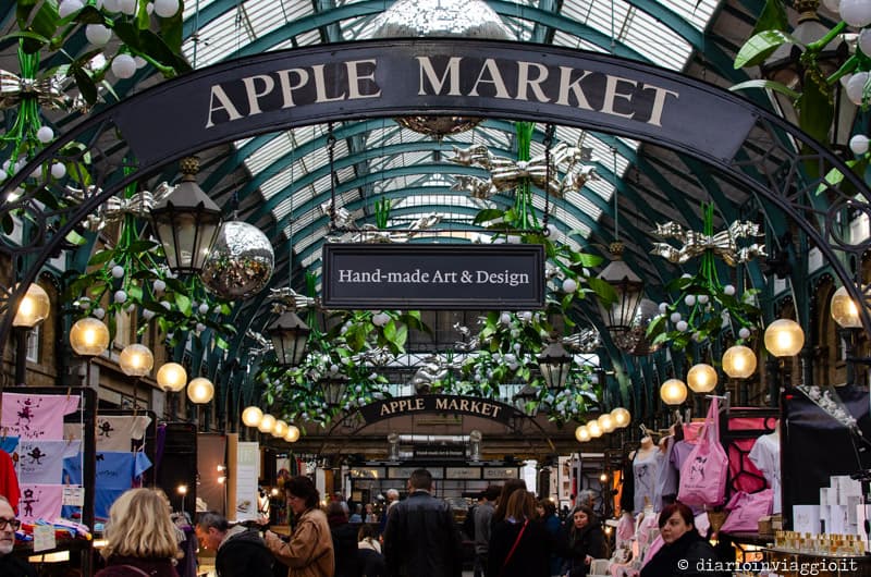covent garden londra a natale