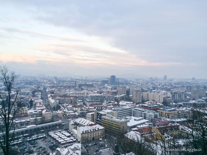 lubiana dall'alto