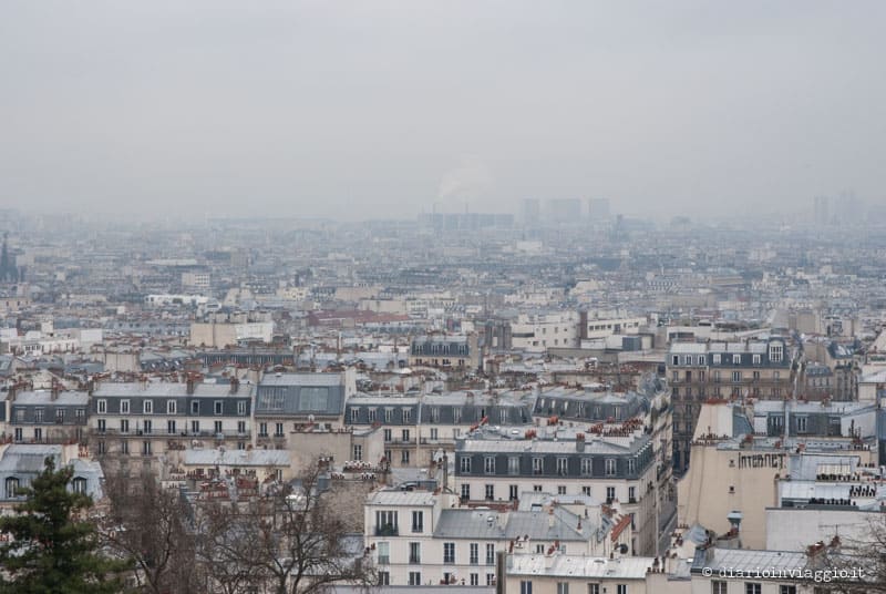 parigi dall'alto di montmartre