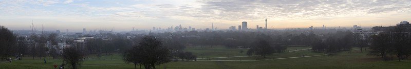 londra dall'alto primrose hill