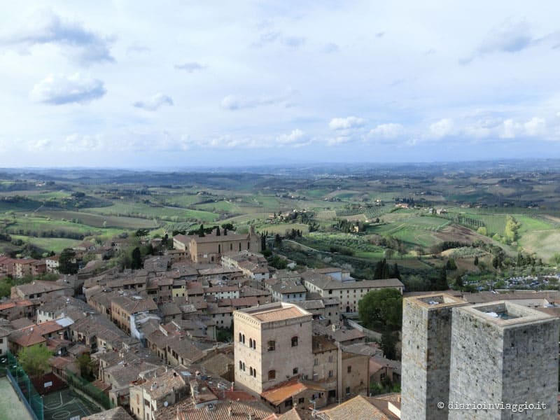 san gimignano dall'alto