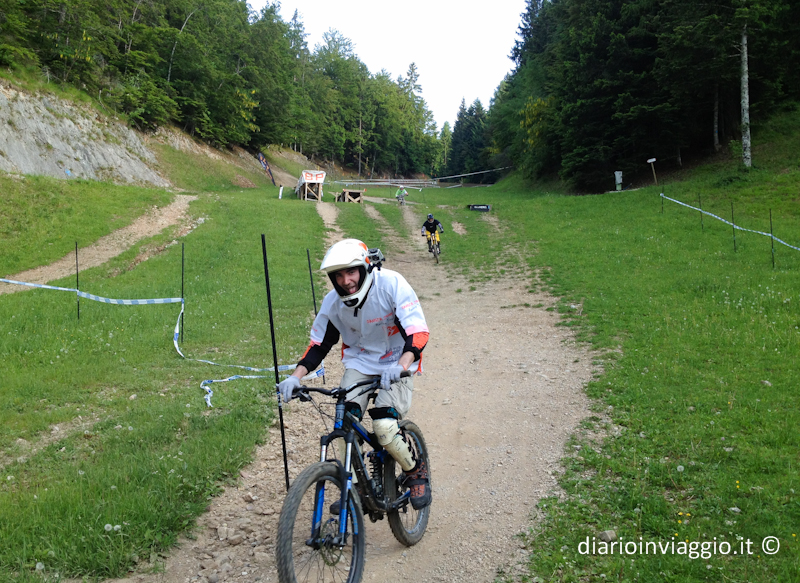 Down hill Paganella