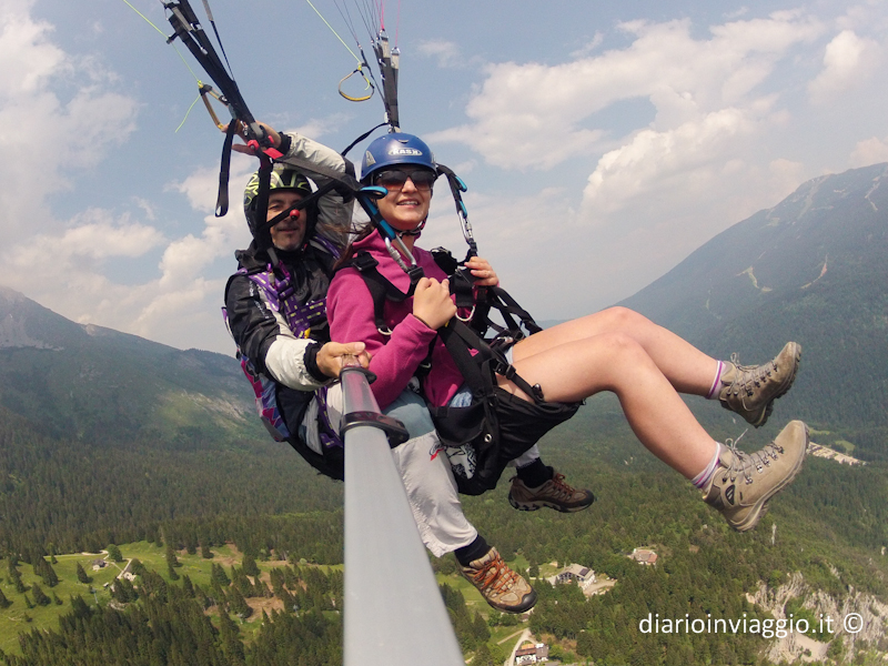 Vale sul parapendio