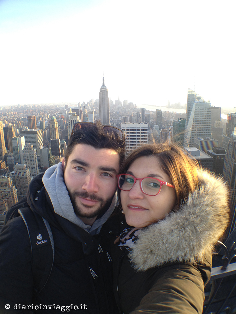 top of the rocks
