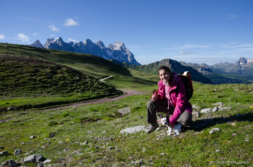 vale e lola in montagna